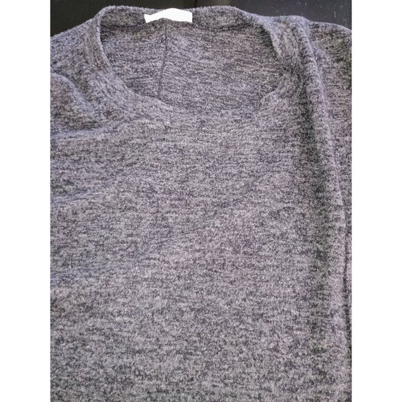 Zenana 5x Charcoal Gray Long Sleeve Oversized Sweater Top W/ Pocket Detail & Flo - Picture 8 of 8